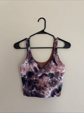 Align Tie-Dye V-Neck Crop Tank Top
